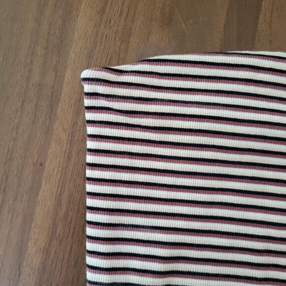 Striped Women's top - Black and White - Picture 2 of 3